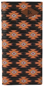 Red Dirt Hat Co. Rodeo Brieftasche Scheckbuch Hülle Southwestern Logo braun kostenloser Versand - Bild 1 von 3