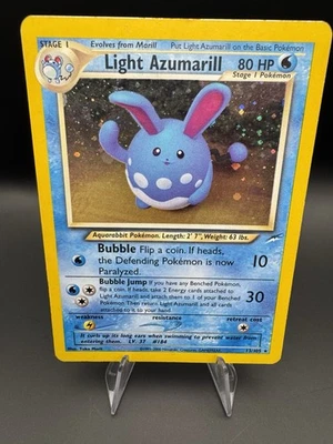 Light Azumarill Holo Rare 13/105 Pokémon Neo Destiny WOTC Vintage - Image 1 of 4