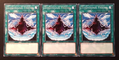 Yu-Gi-Oh! 3x Dimensional Fissure, CRBR-EN030, Rare, 1. Edition, Englisch, NM - Bild 1 von 2