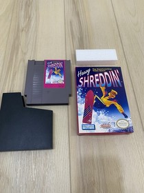 Heavy Shreddin' Snowboarding NES Box Sleeve Cartridge Styrofoam