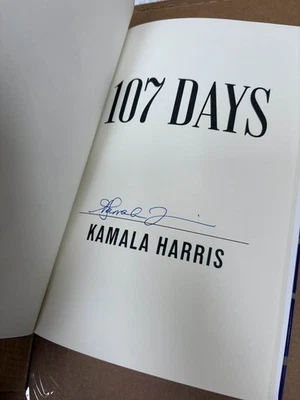 Kamala Harris Signed Book 107 Days Hardcover - Autographed First Ed. In Hand