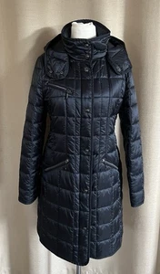 GIL BRET leichter Übergangs Mantel Steppmantel blau mit Kapuze Größe 40 - Bild 1 von 8