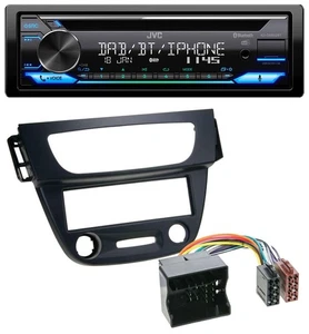 JVC Bluetooth MP3 USB DAB CD Autoradio für Renault Megane 3 09-14 Quadlock schwa - Bild 1 von 8