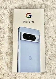 Google Pixel 8 Pro 128GB Bay Blue . Unlocked Sealed Brand New - Picture 1 of 3