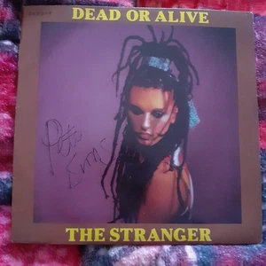 DEAD OR ALIVE THE STRANGER 7" VINYL SINGLE SIGNED BY PETE BURNS - Picture 1 of 6