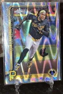 2025 Topps Chrome Oneil Cruz Raywave Refractor #252 Pittsburgh Pirates - Imagen 1 de 2