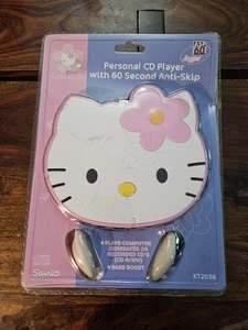 Vintage Hello Kitty Personal CD Player mit 60 Sekunden Anti-Skip KT2036 versiegelt Neu im Karton - Bild 1 von 4