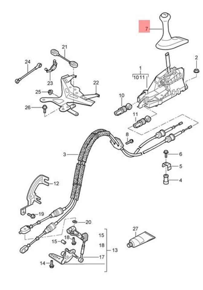 Perilla de palanca de cambios genuina PORSCHE Boxster Cayman 987 987C azul marino 98742407500FOW Foto 1 de 1