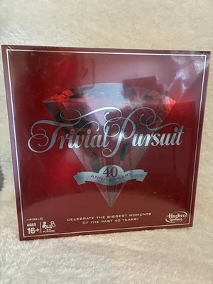 Trivial Pursuit 40th Anniversary Ruby Edition – Rare – Sealed Collector’s  Game - Image 1 of 4