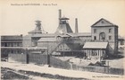 Carte postale ancienne LOIRE SAINT-ETIENNE houillères puits du Treuil