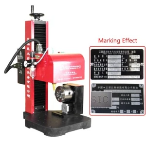 Pneumatic Rotary Dot Peen Marking Machine for Circle & Flat Surface Marking - Picture 1 of 8
