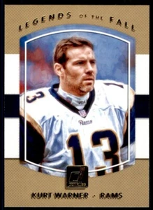 2017 Panini Donruss Legends of the Fall KURT WARNER #11 ST. LOUIS RAMS 🏈 - Picture 1 of 2