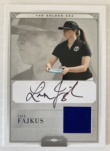 Lisa Fajkus Brixton Era Dorada Disco Tarjeta de Golf Relix Autógrafo Reliquia/25 - Imagen 1 de 2