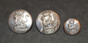 Antique 19th century Earl of Craven livery button by Pitt & Co. - Picture 1 of 3
