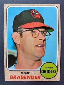 1968 Topps #163 Gene Brabender (Baltimore Orioles)    CENTERED!    (A) - Bild 1 von 2