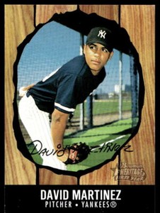 2003 Bowman Heritage 181 David Martinez New York Yankees Baseball Card