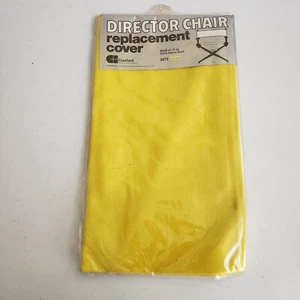 Vintage Crawford Director Chair Replacement Cover 18 Oz Extra Heavy Duck Yellow - Picture 1 of 5