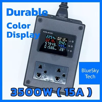 8 in 1 Energy Watt Meter BP3500 Power Monitor Box Electrical Usage Miner - Image 1 of 4