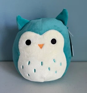 Squishmallow Winston Owl Plush Stuffed Animal Small Blue - Picture 1 of 6