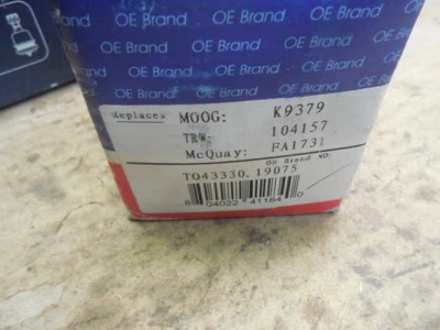 Rótula inferior delantera #K9379 - Se adapta a Toyota Tercel 87-98 Hatchback 1,5 L H144 Foto 1 de 3