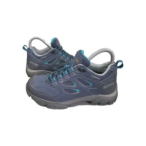 Regatta Women's Walking Boots Lady Holcombe Hiking Trail Shoes Blue UK Size 3 - Picture 1 of 15