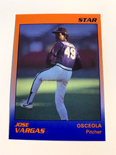 JOSE VARGAS 1989 Star Osceola Astros FREE SHIP