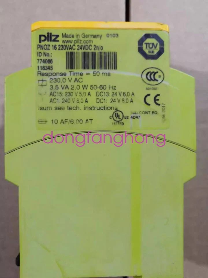 Pilz Safety Relay PNOZ 16 230VAC 24VDC 2n/o 774066 NEW FedEx or DHL or UPS - Image 1 of 1