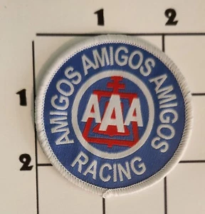 AAA Racing Amigos Patch Amigos Amigos Woven Sew On Round Uniform Costume - Picture 1 of 1