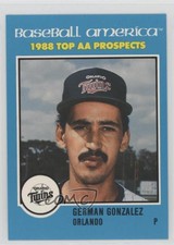 1988 Baseball America Top AA Prospects German Gonzalez #AA-18