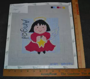 HP needlepoint canvas, Jean Smith, Angel - Picture 1 of 4