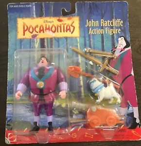 Nueva en caja 1995 Mattel Governor John Ratcliffe figura de acción película de Disney Pocahontas - Imagen 1 de 2