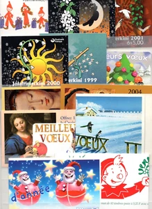 DENMARK FRANCE FAROE GREENLAND 1980-1990 CHRISTMAS COLLECTION OF 23 BOOKLETS - Picture 1 of 2