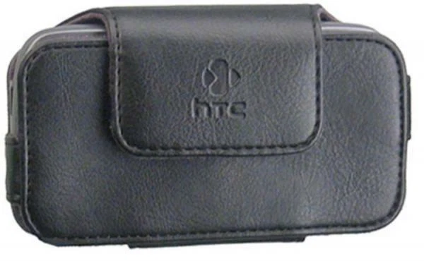 Genuine HTC Leather Side Case with Belt Clip for Older HTC Phones (LB6800) - Image 1 of 3