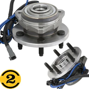 For 2002 - 2006 2007 Jeep Liberty Front Wheel Bearings Hub Assembly w/ ABS Pair - Foto 1 di 6