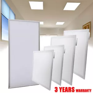 1-5x Modern LED Ceiling Light Square Panel Down Lights Troffer Fixture Lamp Home - Picture 1 of 32