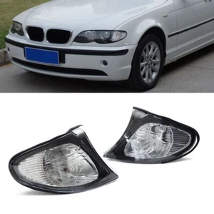 L&R For BMW 3 Series E46 02-05 4D Front Turn Signal Corner Lights Lamp Housing - Picture 1 of 7