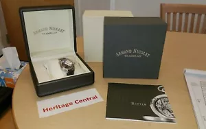 Armand Nicolet Hunter Date Automatic Watch 9040A-NR-P742NR9 NEW!~TAGS!~L@@k! - Picture 1 of 12