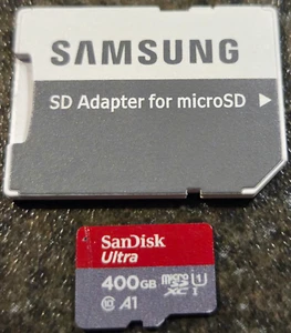 Carte mémoire microSDXC SanDisk 400 Go Ultra UHS-I authentique fonctionne SDSQUAR-400G-GN6MA - Photo 1 sur 5
