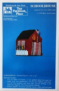 That Patchwork Place Schoolhouse Organizer For Child's Desk Sewing Pattern - Picture 1 of 1
