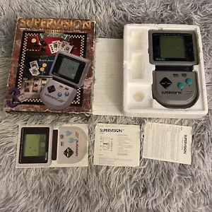 Watara Supervision Classic Casino 3 Giochi Console Portatile Portatile, Leggi!! - Foto 1 di 11