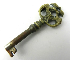 Chiave ANTICA assemblata in ferro e bronzo TOSCANA XVIII XIX Secolo D'epoca '800 - Imagen 1 de 8