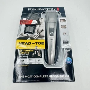 Remington Men's Head to Toe 12 Trimming Lengths Rechargeable Grooming Kit PG517 - Picture 1 of 4