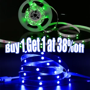 5V Battery Powered LED Strip Lights TV Backlight 2835 RGB Colour Changing Remote - Picture 1 of 17