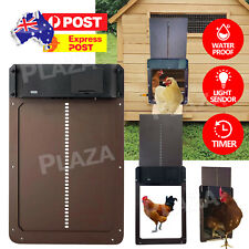 Waterproof Automatic Chicken Coop Door Opener Light Sensor Chicken House Door