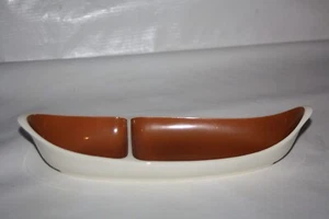 Vintage Midcentury Taylor & Smith Autumn Harvest Wheat - Divided Serving Dish - Picture 1 of 5