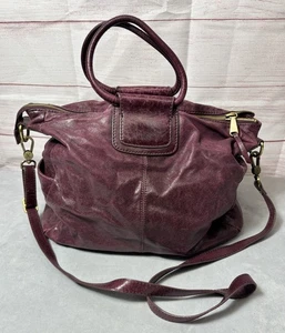HOBO Handtasche Sheila Medium Satchel Lila Leder Schultertasche ORIGINAL - Bild 1 von 21