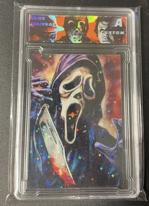 Tarjeta de arte personalizada Ghostface Scream clasificada 9,5 losa central - Imagen 1 de 2
