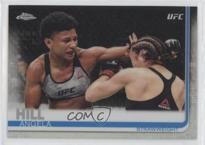 2019 Topps Chrome UFC Refractor Angela Hill #72 - Image 1 of 2