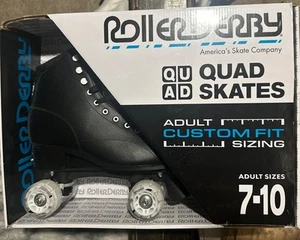 Pattini quad Roller Derby per adulti taglia 7-10 misura personalizzata - Foto 1 di 2