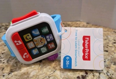 Reloj Fisher Price Juguete Tiempo de Risa y Aprende Inteligente Musical Bebé Niño Pequeño Foto 1 de 4
